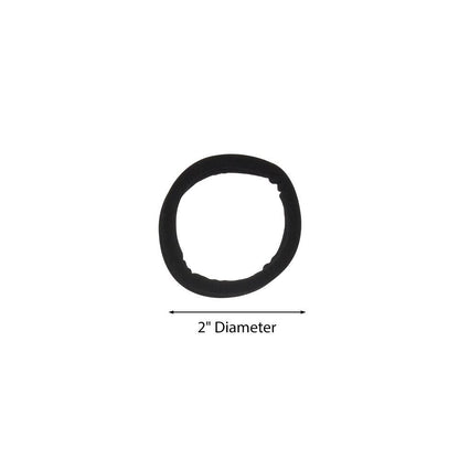 10 Scunci No Damage Thick Hair All Day Strong Hold Hosiery Ponytailers, Black