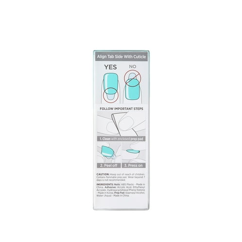 KISS imPRESS Color Press-On Nails, 'Abstract', 30 Count