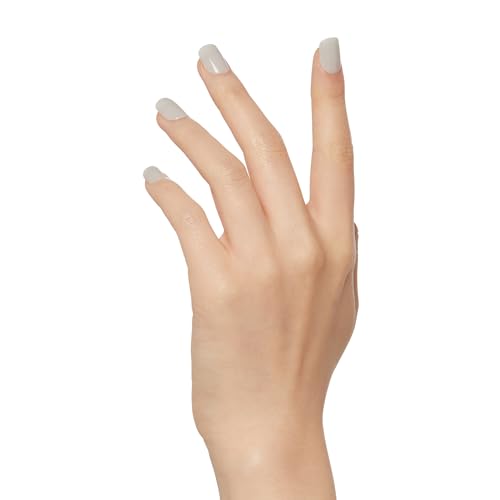 KISS imPRESS Color No Glue Mani 30 Pcs Press On Nails, Light Blue, Short Size, Oval Shape, Simple Peel & Press Easy Apply, Hassel-Free Removal, Essential Tools Included