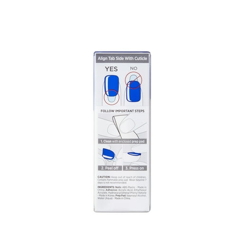KISS imPRESS Color Press-On Nails, 'Deep Ocean', 30 Count