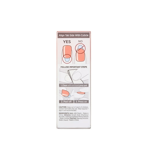 KISS imPRESS Color Press-On Nails, 'Orange Squeeze', 30 nails