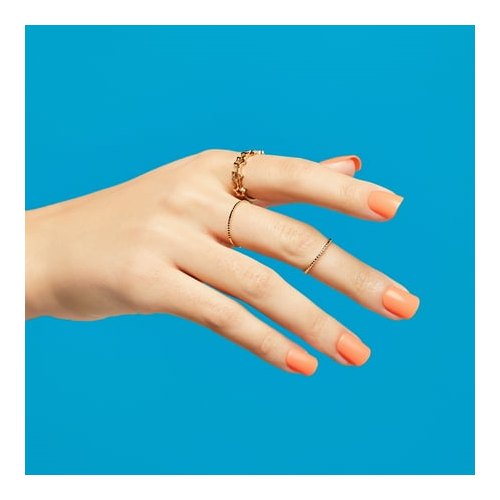 KISS imPRESS Color Press-On Nails, 'Orange Squeeze', 30 nails