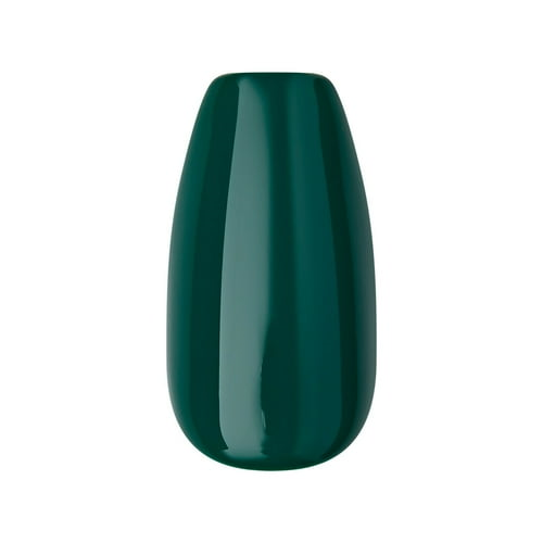 imPRESS Holiday Press-On Nails, Cozy Comfort, Green, Medium Length, Coffin Shape, 30 Ct.