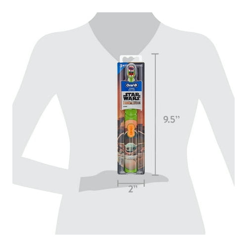 Oral-B Kid's Battery Toothbrush Featuring Lucas Film's Mandalorian, for Children 3+