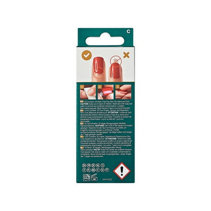 imPRESS Holiday Press-On Nails, Snowy Village, Neutral, Short, Square Shape, 30 Ct.
