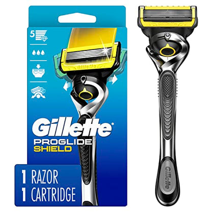 Gillette ProGlide Shield Razor for Men, Handle + 1 Blade Refill