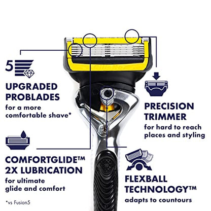 Gillette ProGlide Shield Razor for Men, Handle + 1 Blade Refill