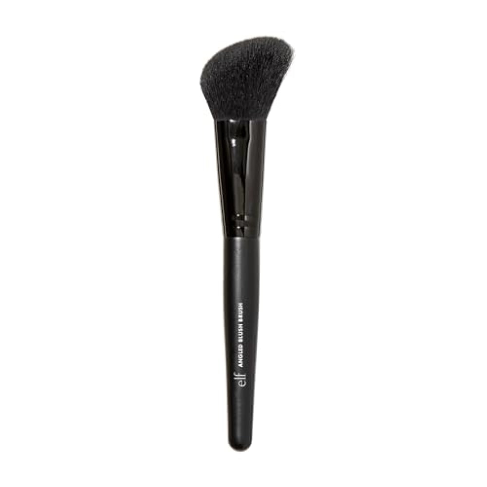 e.l.f. Angled Blush Brush, Face Makeup Brush For A Sculpted Look, Great For Cream, Liquid Or Powder Blush, Bronzers & more, Vegan & Cruelty-Free