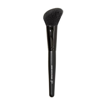 e.l.f. Angled Blush Brush, Face Makeup Brush For A Sculpted Look, Great For Cream, Liquid Or Powder Blush, Bronzers & more, Vegan & Cruelty-Free