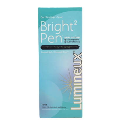Lumineux 2-in-1 Whitening Pen (1 Pack) Enamel Safe and Clinically Proven to Whiten Without The Sensitivity - Removes Coffee, Tea, and Smoking Stains