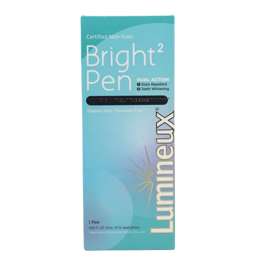 Lumineux 2-in-1 Whitening Pen (1 Pack) Enamel Safe and Clinically Proven to Whiten Without The Sensitivity - Removes Coffee, Tea, and Smoking Stains