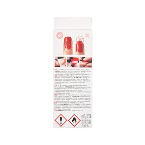 imPRESS Press-On Manicure Holiday Limited Edition Fake Nails, ‘Love Me More’, 30 Count
