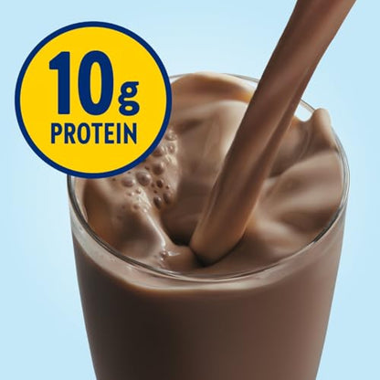 Glucerna Original Nutritional Shake, Diabetic Drink to Support Blood Sugar Management, 10g Protein, 180 Calories, Rich Chocolate, 8-fl-oz Bottle, 6 Count