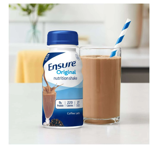 Ensure Liq Cffe Latte Btt Size 6/8z Ensure Balanced Nutrition Shake Coffee Latte 6 Pack 48 Fluid Ounce