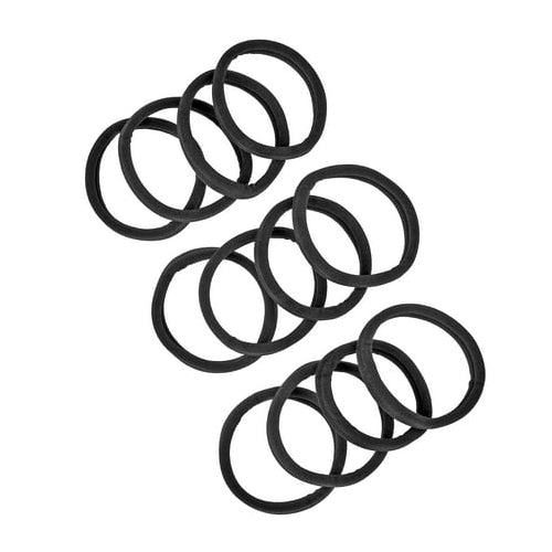 2 Pack - Scunci No Damage Hosiery Ponytail Hair Ties, Black, All Day Medium Hold, 24 Total Count