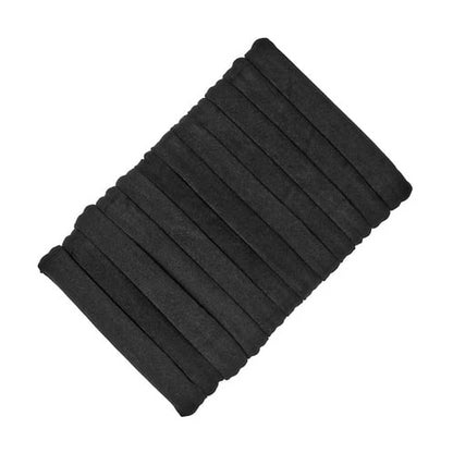 2 Pack - Scunci No Damage Hosiery Ponytail Hair Ties, Black, All Day Medium Hold, 24 Total Count