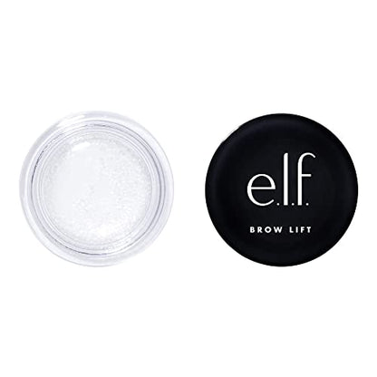 e.l.f. Brow Lift, Clear Eyebrow Shaping Wax For Holding Brows In Place, Creates A Fluffy Feathered Look, Vegan & Cruelty-Free, Clear