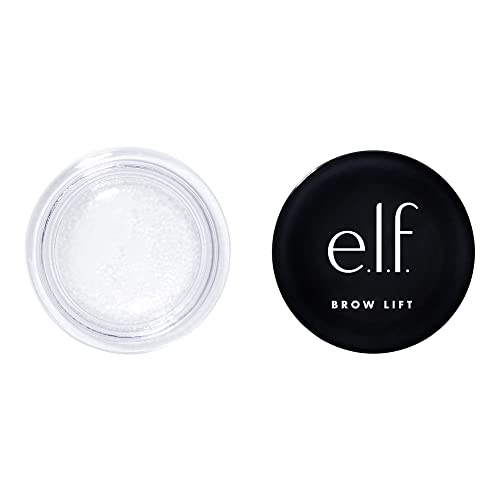 e.l.f. Brow Lift, Clear Eyebrow Shaping Wax For Holding Brows In Place, Creates A Fluffy Feathered Look, Vegan & Cruelty-Free, Clear