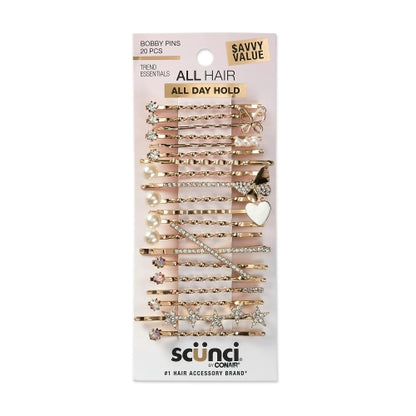 Conair, Real Style Bobby Pins, 20 Count