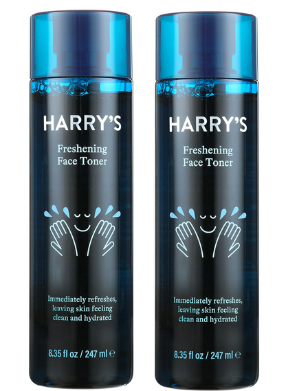 Harry's Freshening Hydrating Toner for Face, Skin Care Toner for Refreshed, Clean, Hydrated Skin, 8.35 Fl Oz, 2 Pack