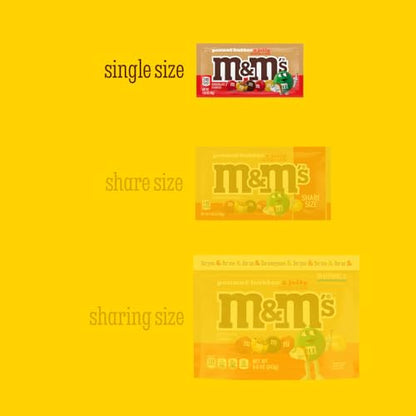 M&M’S Peanut Butter & Jelly Candy Bag, Single Size, 1.63 Oz Pack