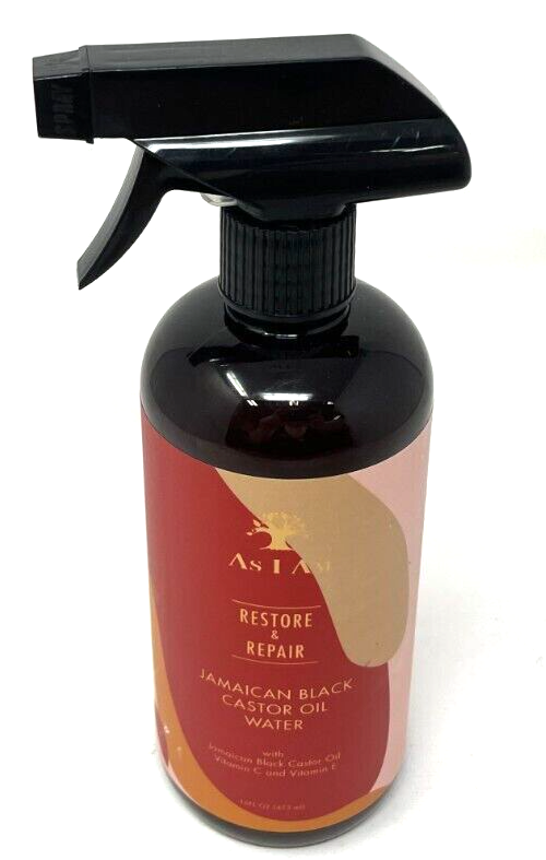 As I Am Restore & Repair Jamaican Black Castor Oil Water 16 fl oz