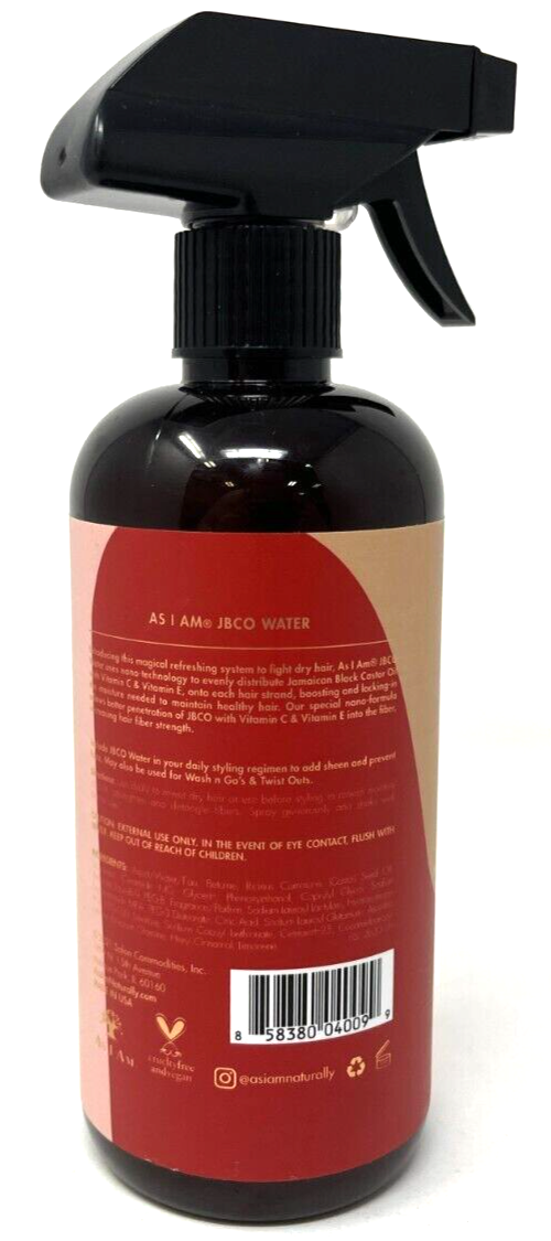 As I Am Restore & Repair Jamaican Black Castor Oil Water 16 fl oz