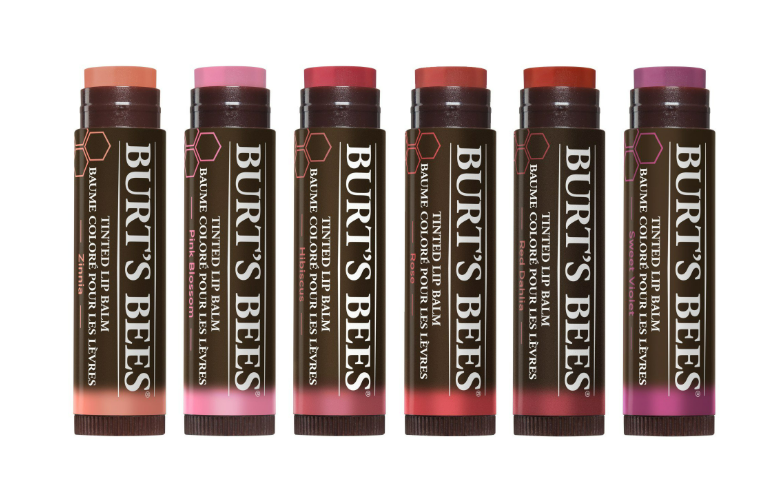 Burts Bees 100% Natural Tinted Lip Balm, Pink Blossom with Shea Butter & Botanical Waxes 1 Tube