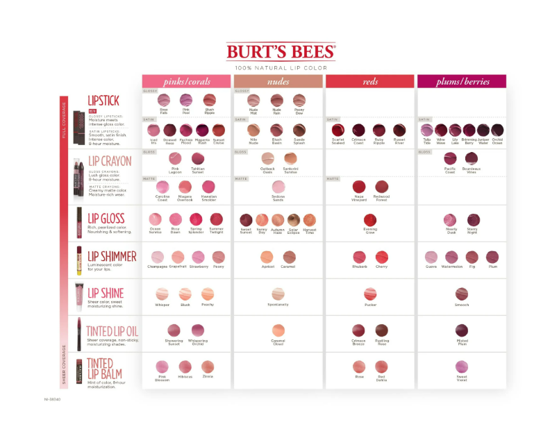 Burts Bees 100% Natural Tinted Lip Balm, Pink Blossom with Shea Butter & Botanical Waxes 1 Tube