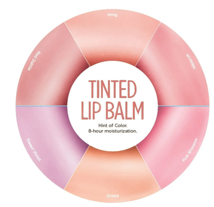 Burts Bees 100% Natural Tinted Lip Balm, Pink Blossom with Shea Butter & Botanical Waxes 1 Tube