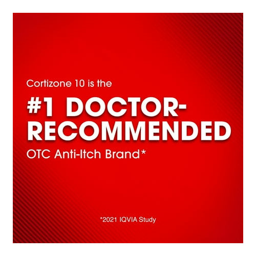 Cortizone-10 Ultra Moisturizing 1% Hydrocortisone Anti Itch Cream and Bug Bite Relief, Maximum Strength, 1 oz