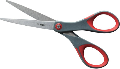 3M Scotch Precision Scissors with 6" Blades, Red