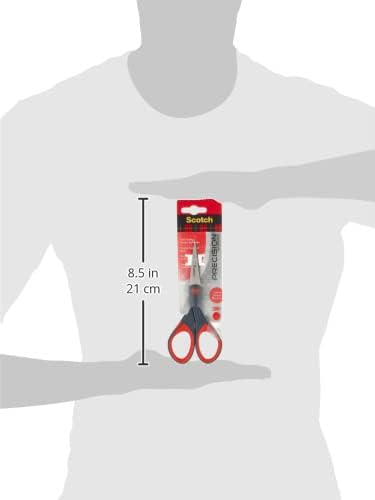 3M Scotch Precision Scissors with 6" Blades, Red