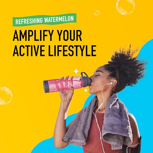 Airborne Immune Support Supplement with Electrolytes Vitamin C Zinc, Sugar Free Effervescent Replenisher – 10 Fizzy Drink Tablets, Watermelon Flavor