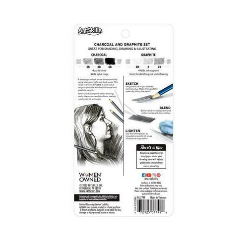 Art Skills 10-Piece Pencil Sketch Set