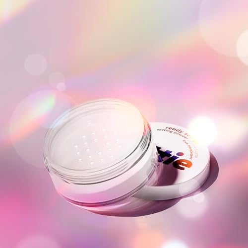 Lottie London Ready Set! Go in True Translucent, Lightweight Pressed Setting Powder, Infused with Hyaluronic Acid, Long-wear & Soft-Focus Matte Finish 0.17 Oz