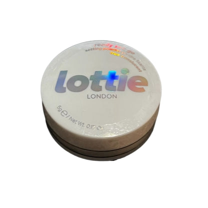 Lottie London Ready Set! Go in True Translucent, Lightweight Pressed Setting Powder, Infused with Hyaluronic Acid, Long-wear & Soft-Focus Matte Finish 0.17 Oz