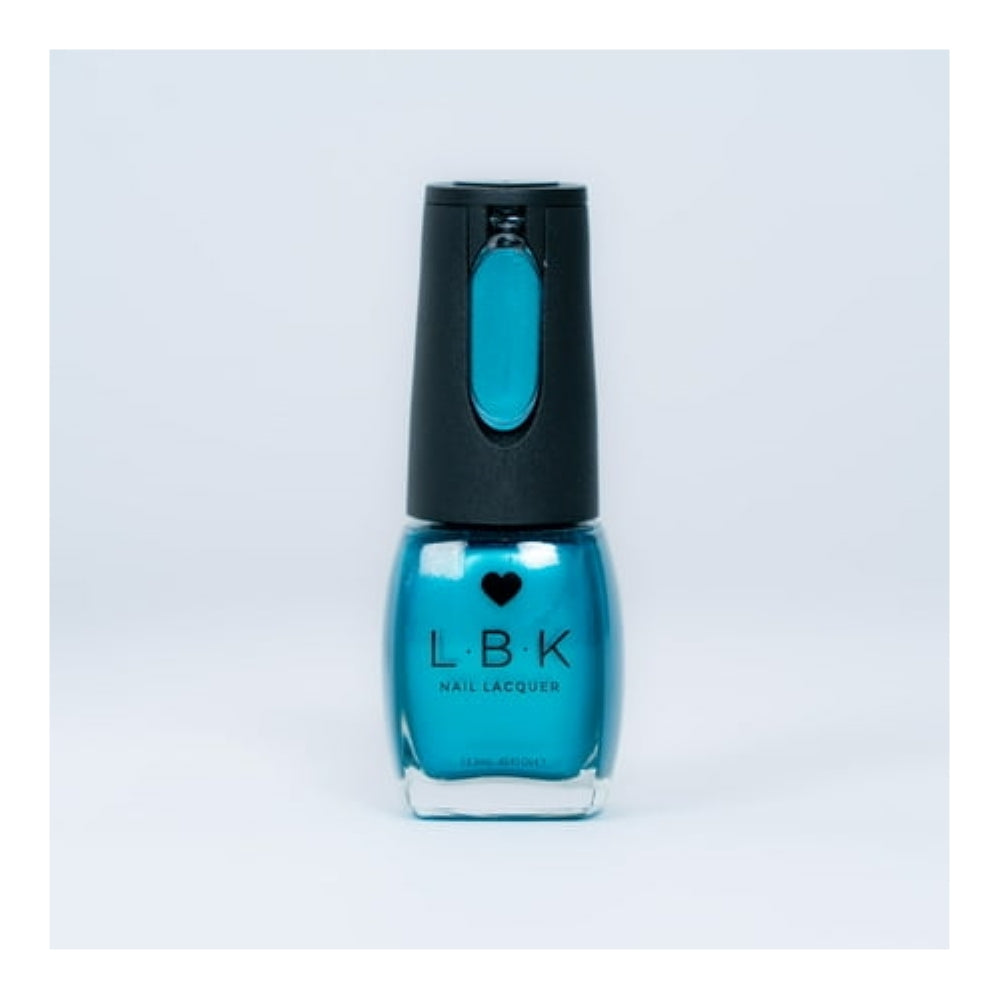 LBK Love by Kemeny, Don't Steal My Teal, Metallic Nail Polish LBK57, 0.45 fl oz