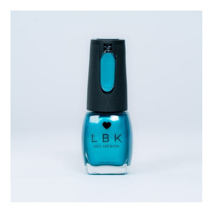 LBK Love by Kemeny, Don't Steal My Teal, Metallic Nail Polish LBK57, 0.45 fl oz