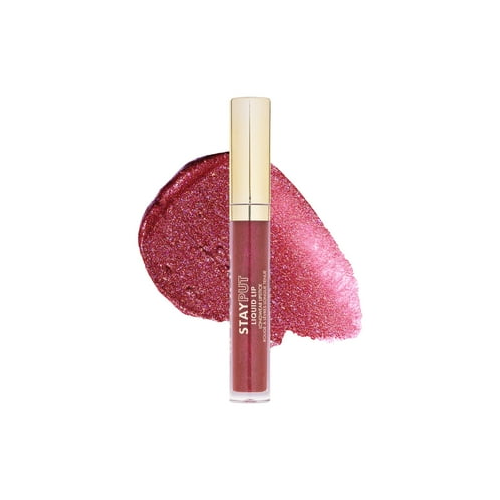 Milani Stay Put Liquid Lip Shimmer Lipstick, Salud