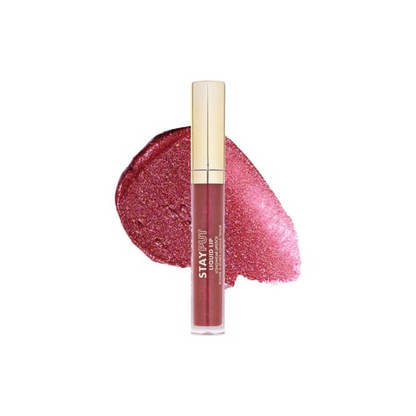 Milani Stay Put Liquid Lip Shimmer Lipstick, Salud