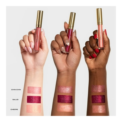 Milani Stay Put Liquid Lip Shimmer Lipstick, Cheers
