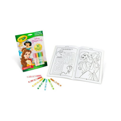 Crayola Disney Princess Coloring and Activity Book, 32 pages