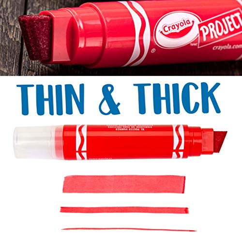 Crayola Project: XL Poster Marker, Red Single ct, Multi