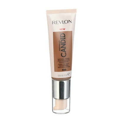 Revlon PhotoReady Candid Natural Finish Anti-Pollution Foundation, 550 Mocha, 0.75 fl oz.