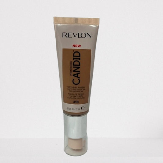 Revlon PhotoReady Candid Natural Finish Anti-Pollution Foundation, 410 Toast, 0.75 fl oz.