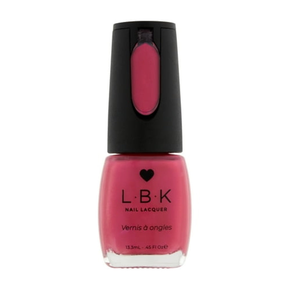 LBK Love by Kemeny, Rockin Rose, Hot Pink Frost Nail Polish