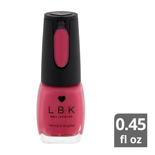 LBK Love by Kemeny, Rockin Rose, Hot Pink Frost Nail Polish
