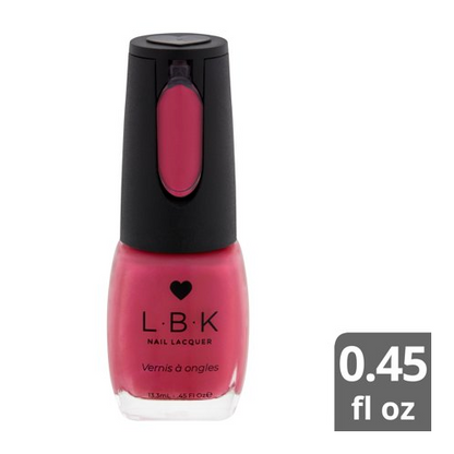 LBK Love by Kemeny, Rockin Rose, Hot Pink Frost Nail Polish