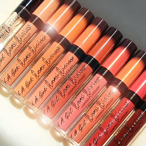 L.A. Girl Lumilicious Lipgloss, Peach GLG941